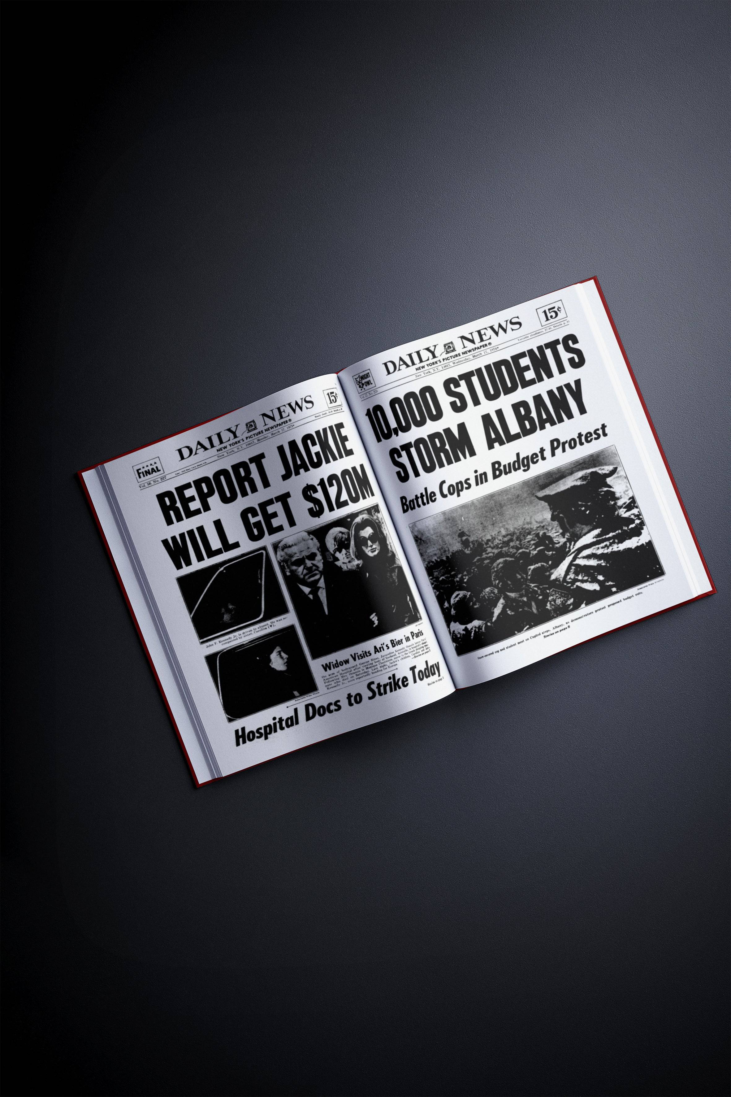 50th Milestone Birthday Newspaper Book New York Daily News Edition - Image 6