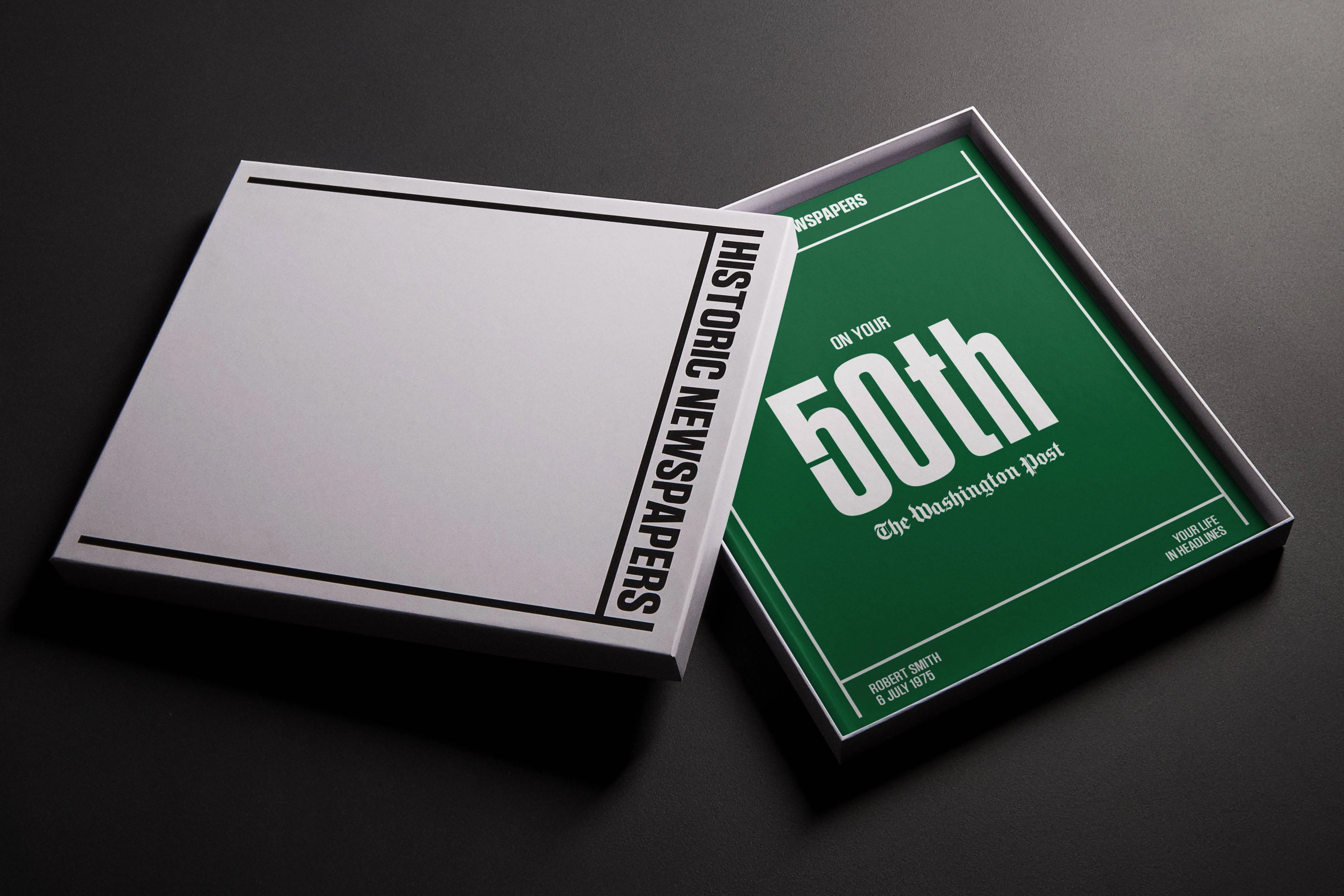 50th Milestone Birthday Newspaper Book Washington Post Edition - Image 4