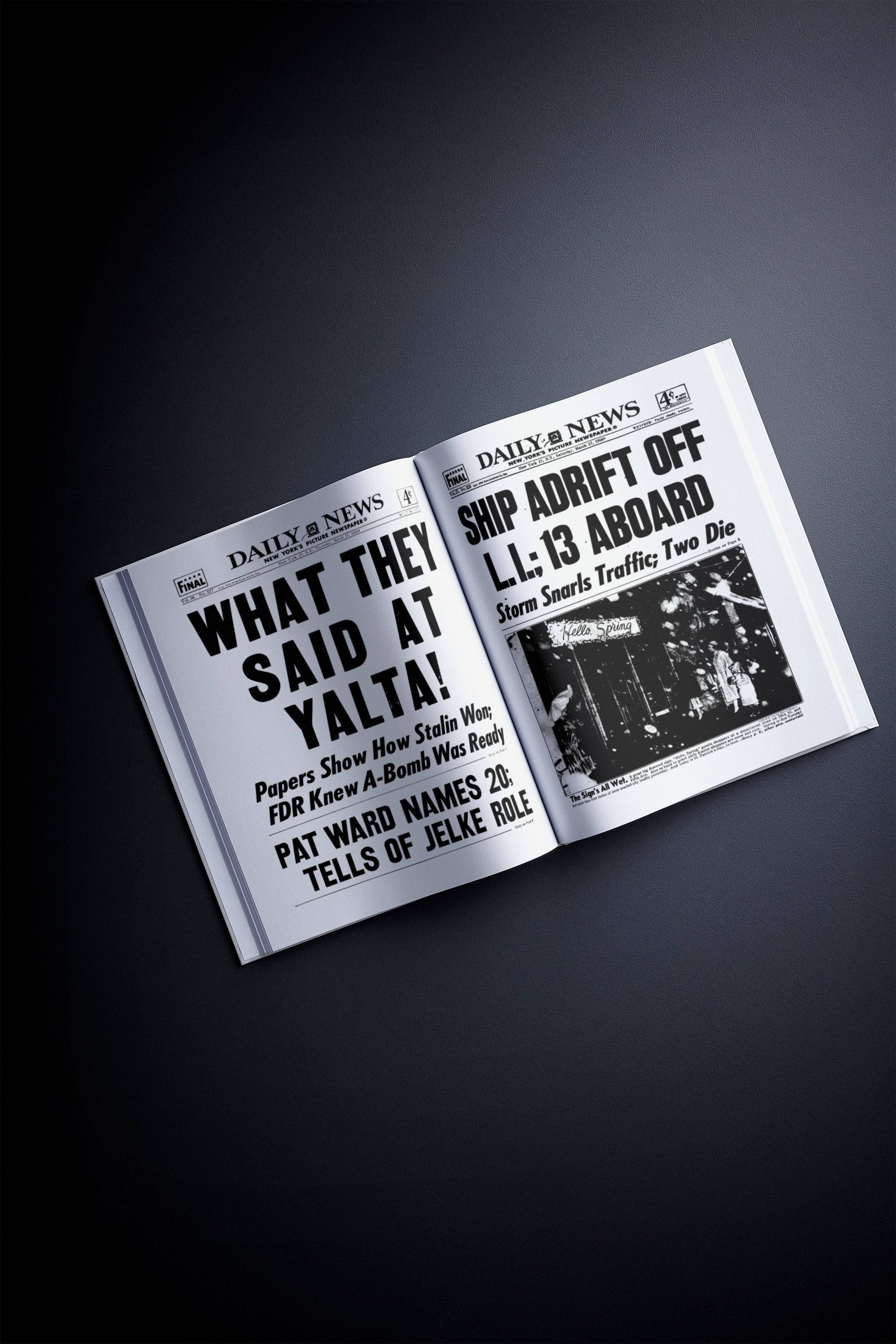 70th Milestone Birthday Newspaper Book New York Daily News Edition - Image 6
