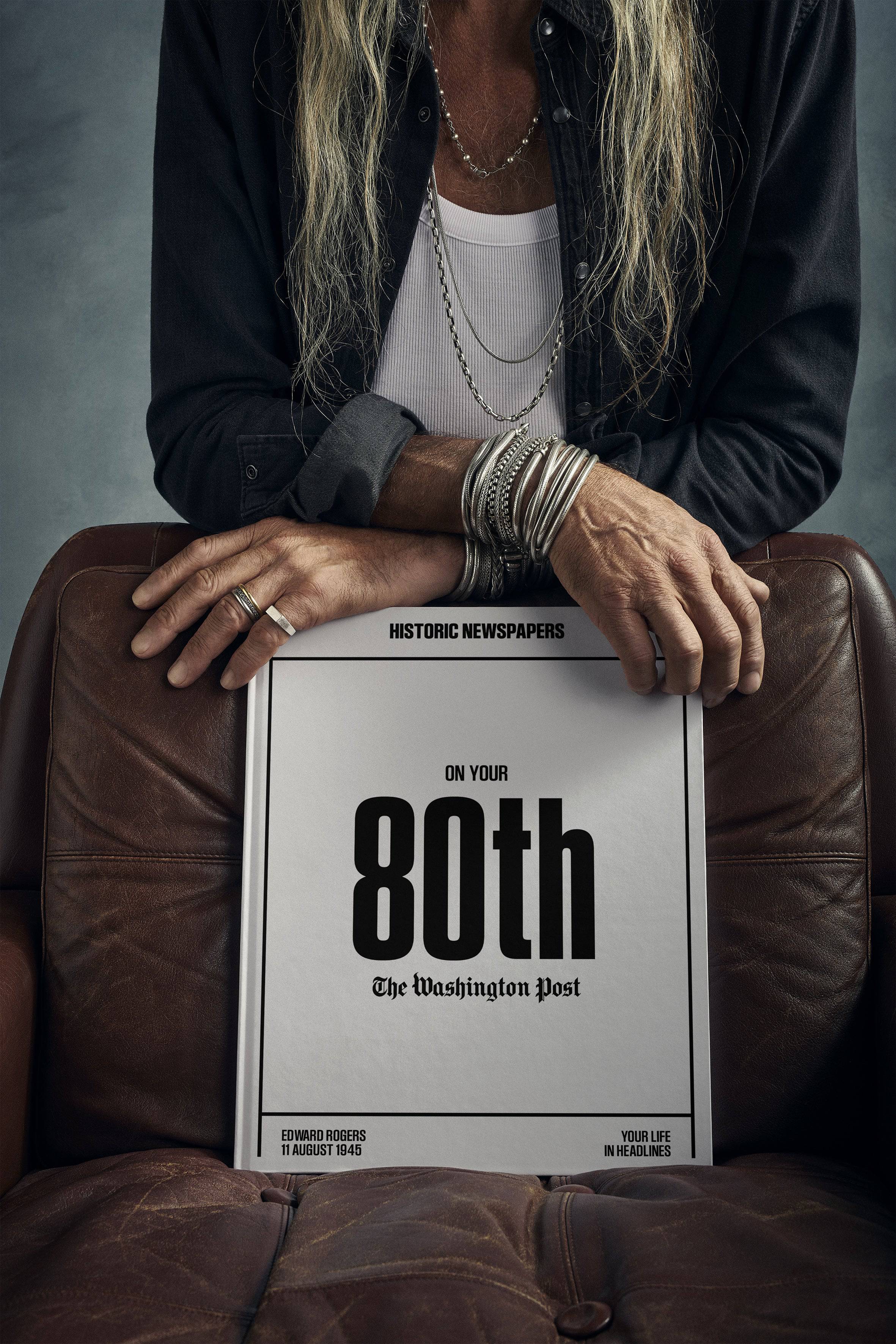 80th Milestone Birthday Newspaper Book Washington Post Edition - Image 3
