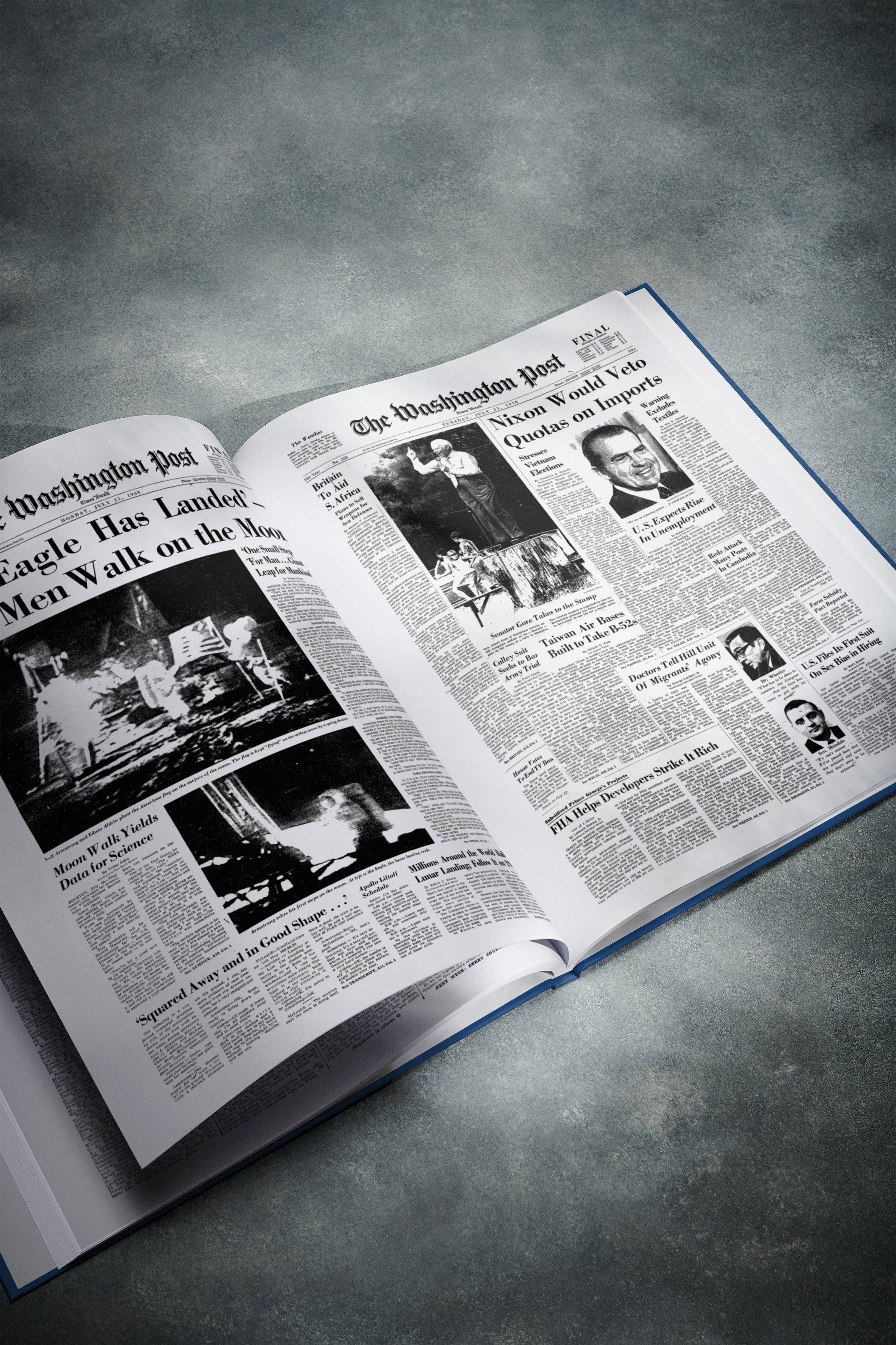 80th Milestone Birthday Newspaper Book Washington Post Edition - Image 7