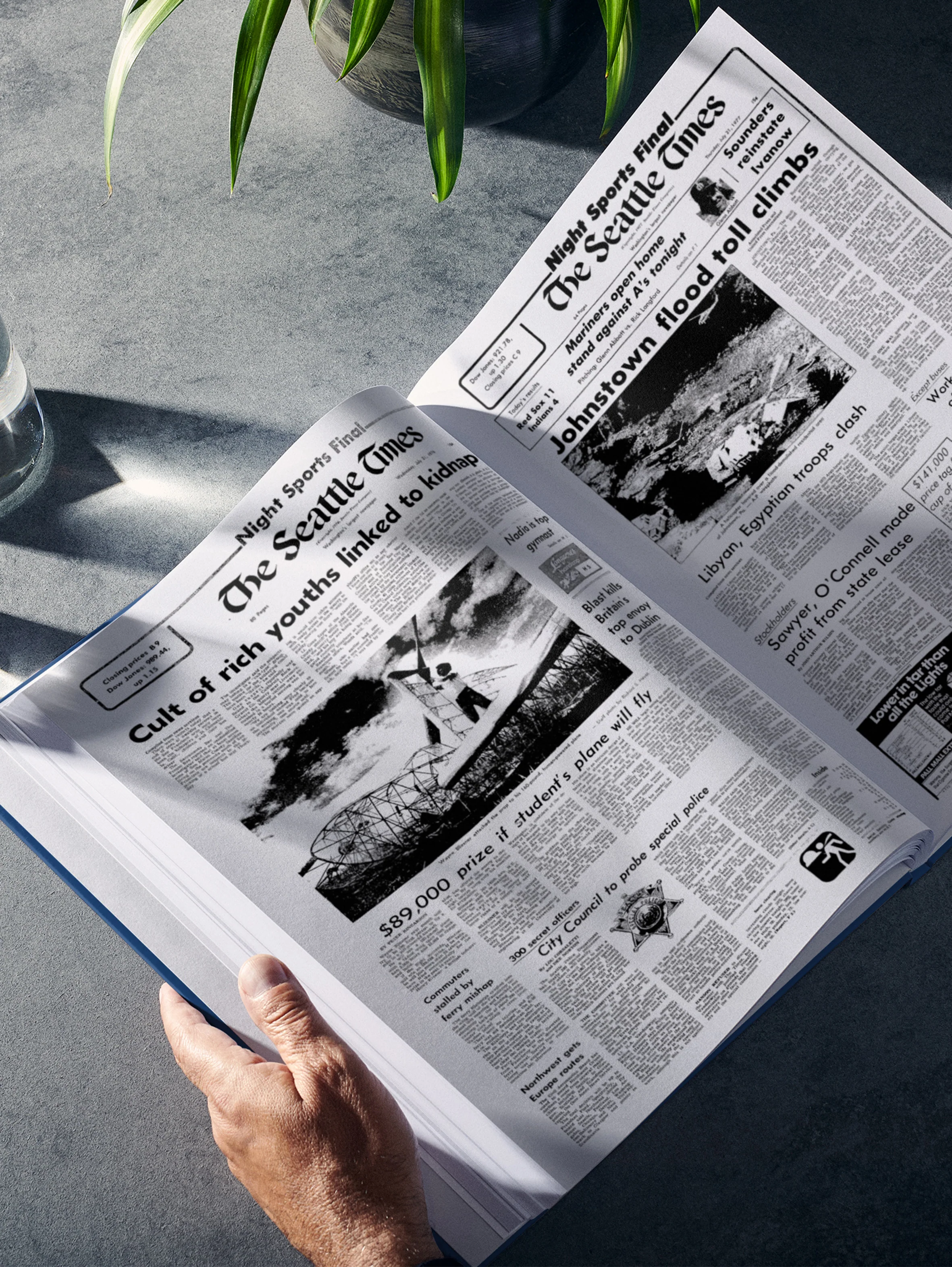 Personalised Birthday Newspaper Book Seattle Times Edition - Image 7