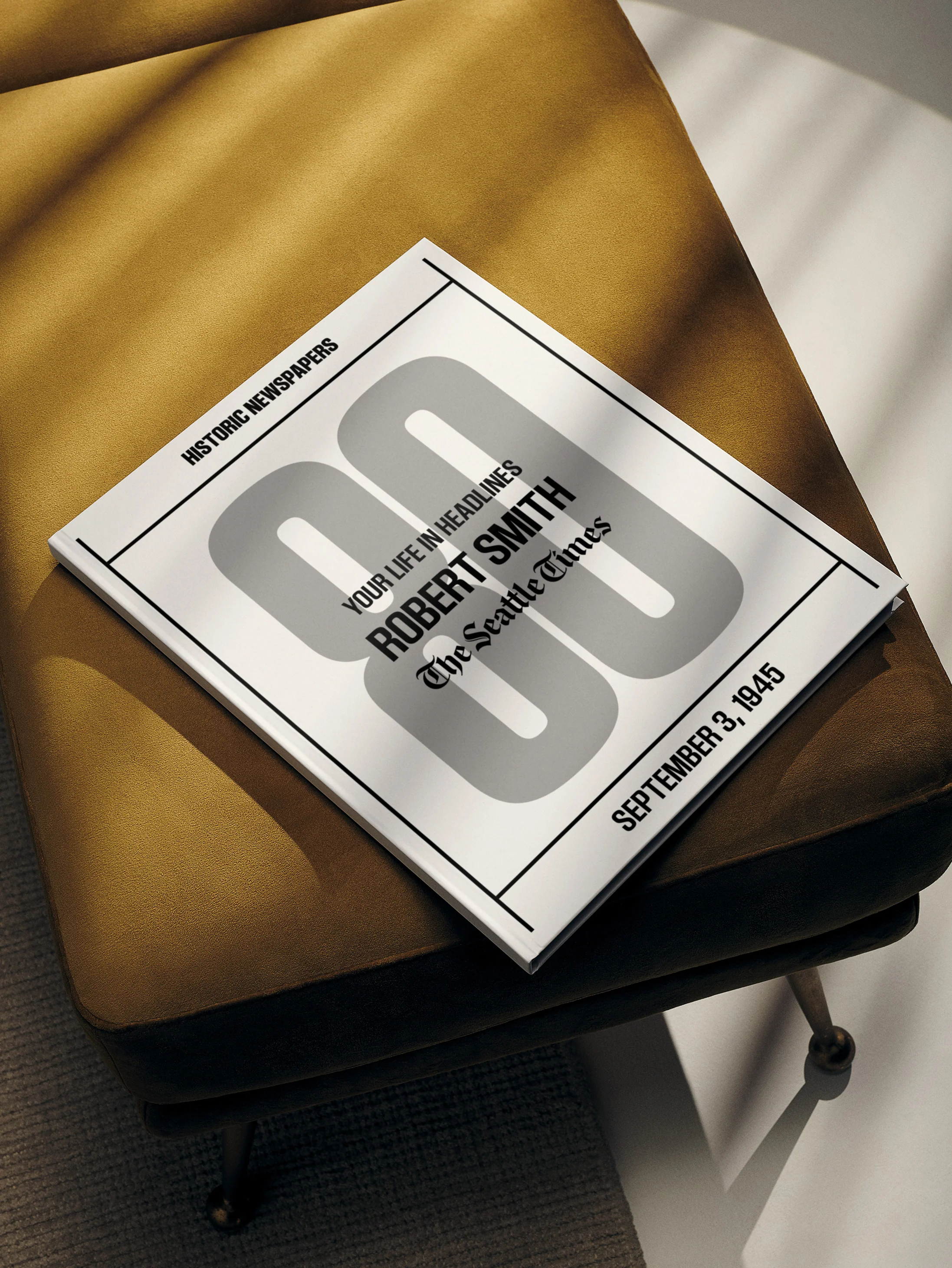 Personalised Birthday Newspaper Book Seattle Times Edition - Image 8