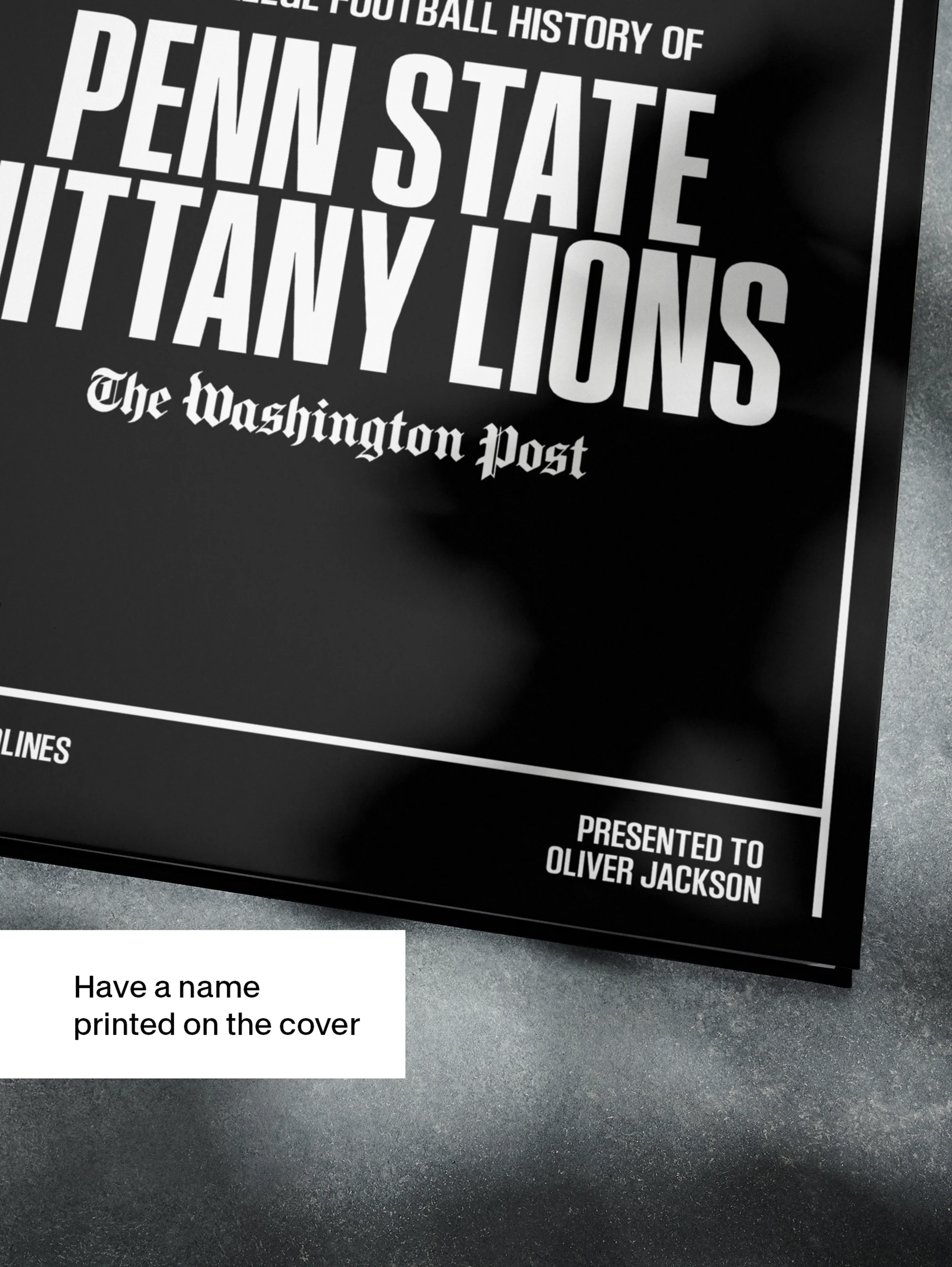 The College Football History of Penn State Nittany Lions Washington Post Edition - Image 3