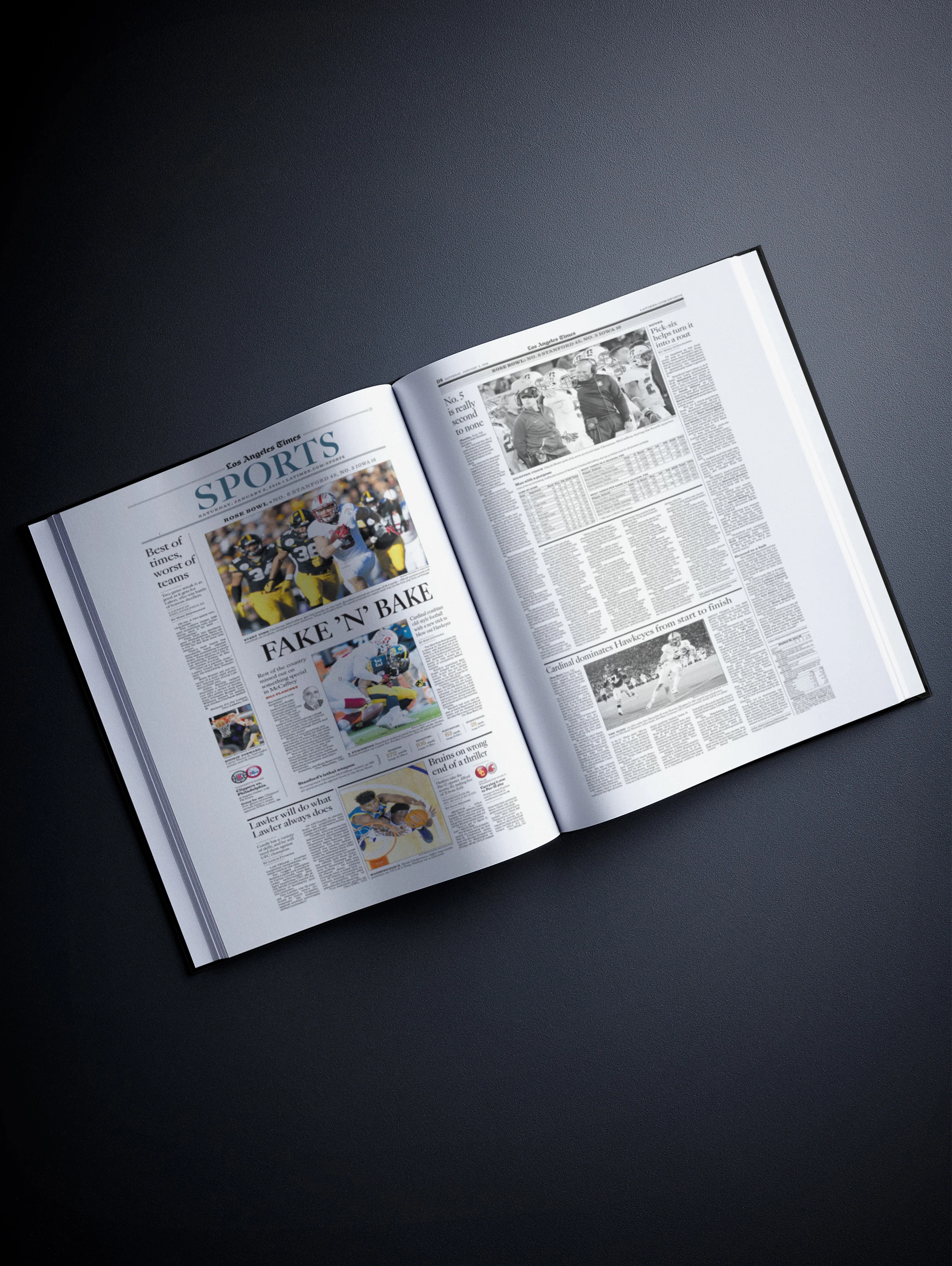 The College Football History of Stanford Cardinal Los Angeles Times Edition - Image 5