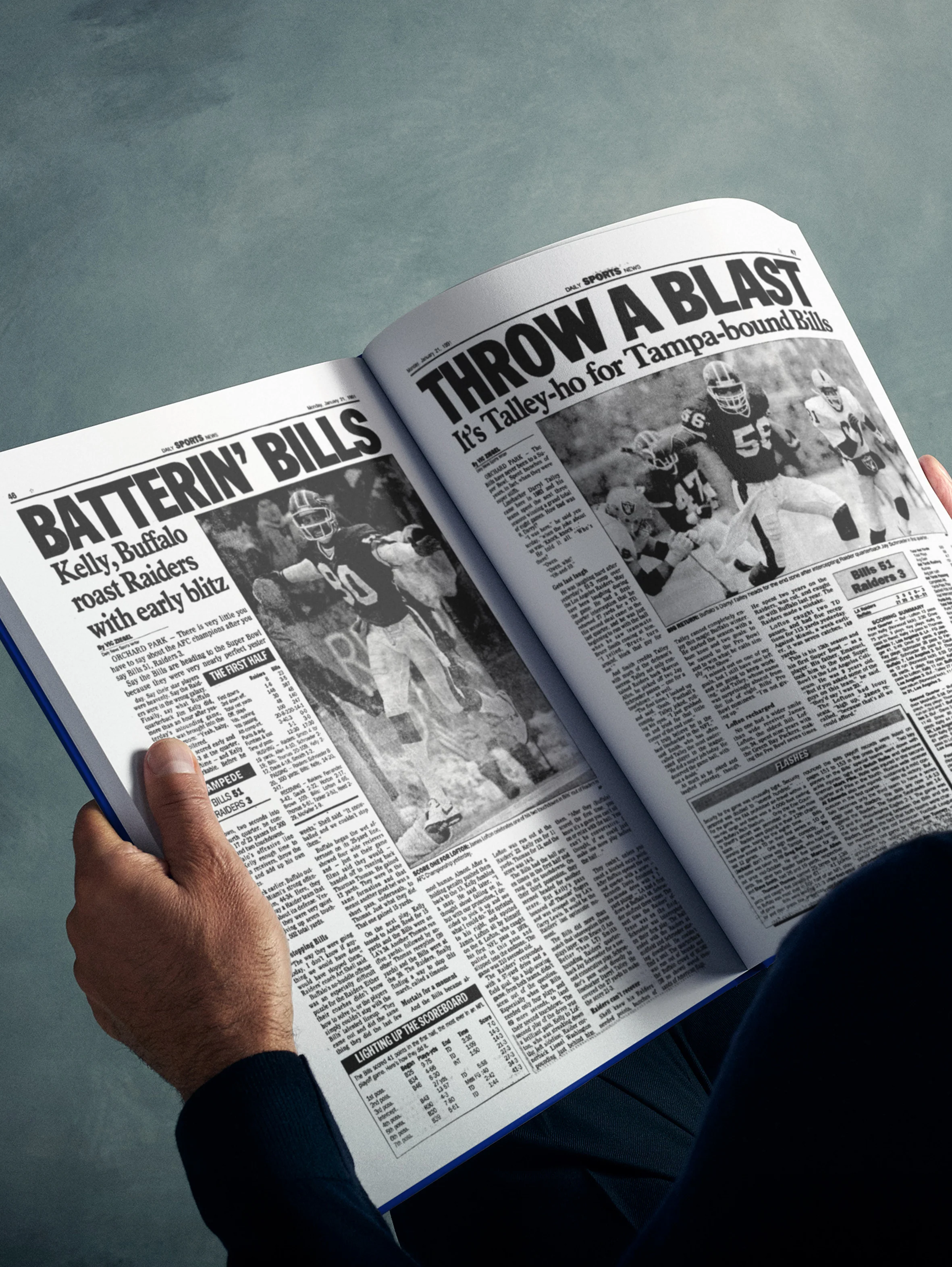 The Football History of Buffalo Bills Daily News Edition Book - Image 7