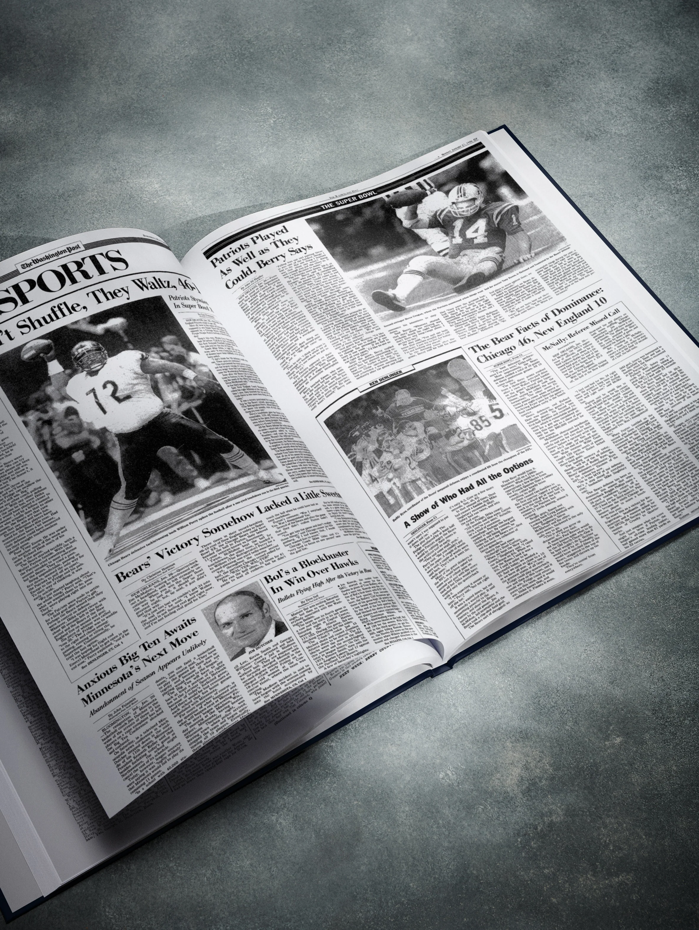 The Football History of Chicago Bears Washington Post Edition Book - Image 5