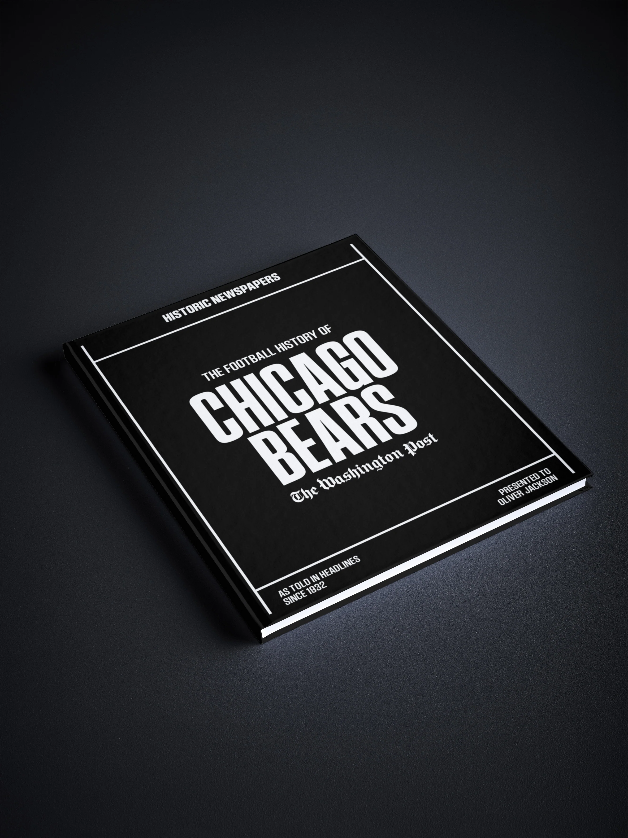 The Football History of Chicago Bears Washington Post Edition Book - Image 8
