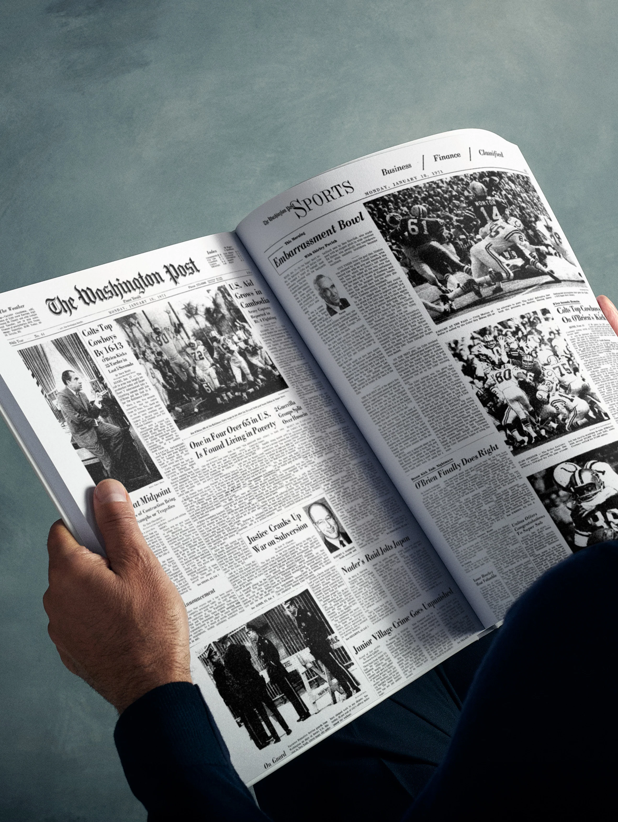 The Football History of Indianapolis Colts Washington Post Edition Book - Image 8