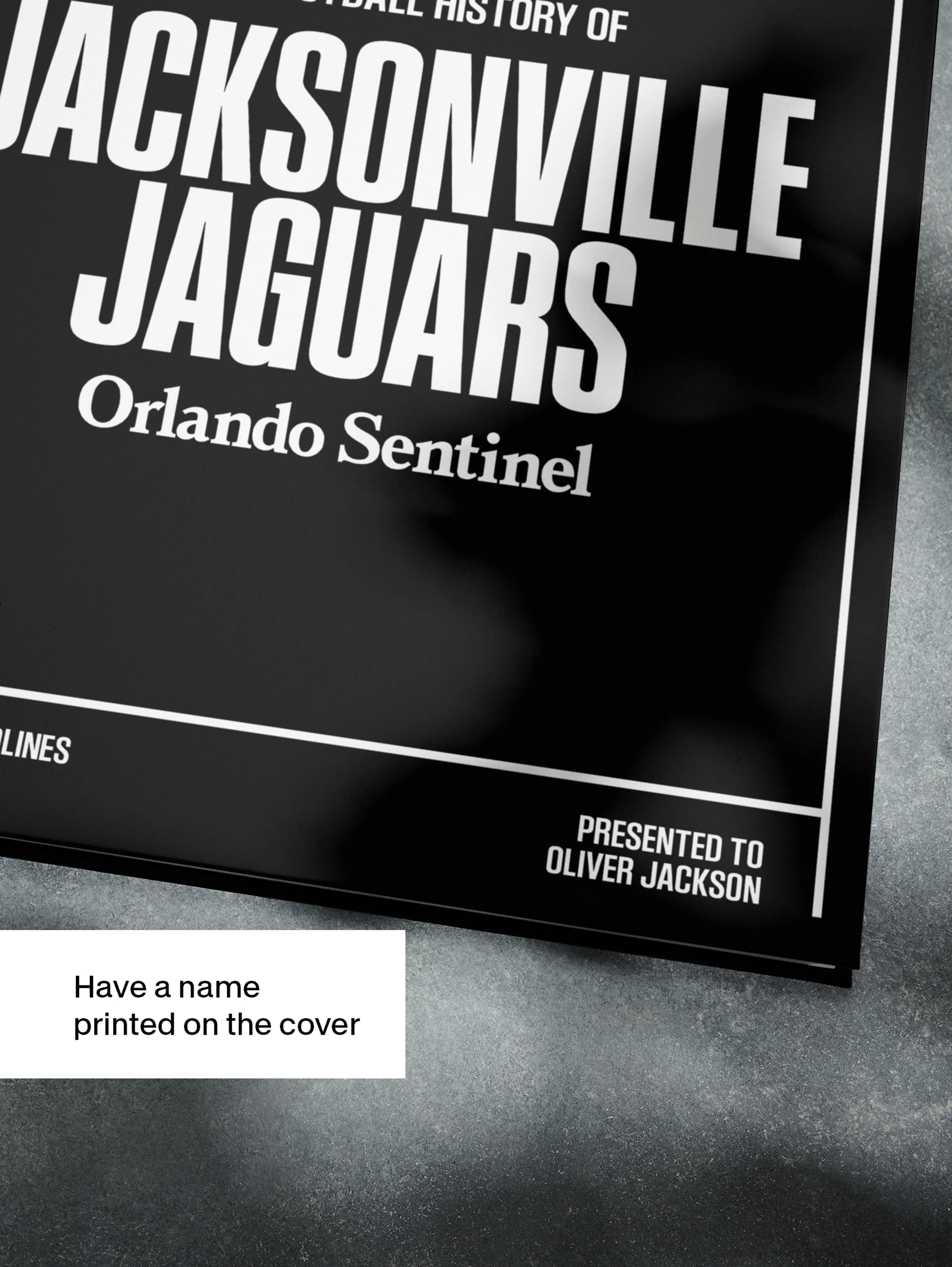 The Football History of Jacksonville Jaguars Orlando Sentinel Edition Book - Image 3