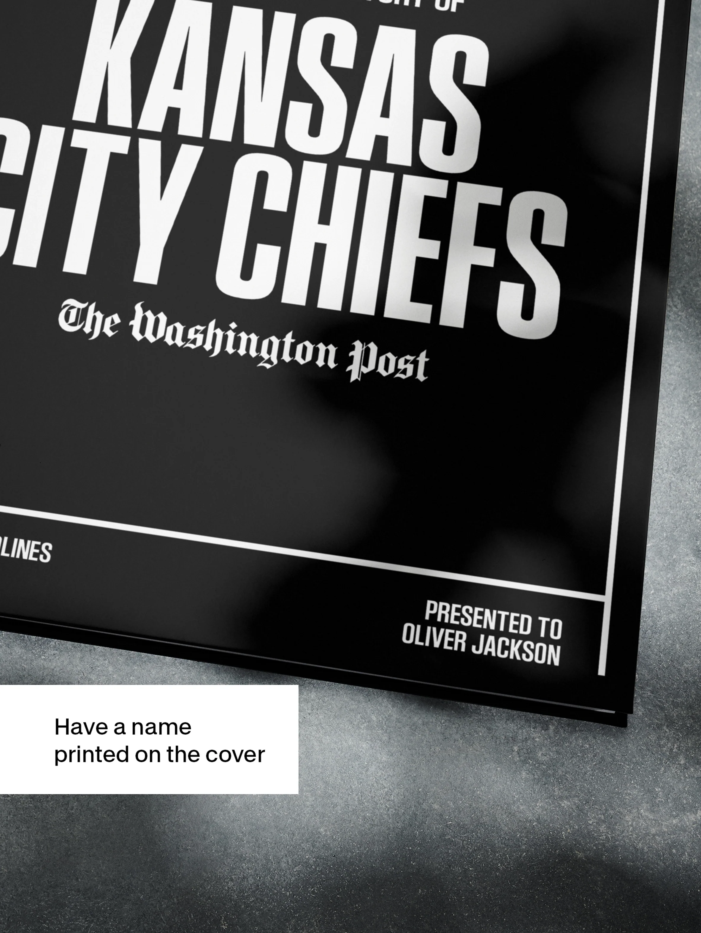 The Football History of Kansas City Chiefs Washington Post Edition Book - Image 4