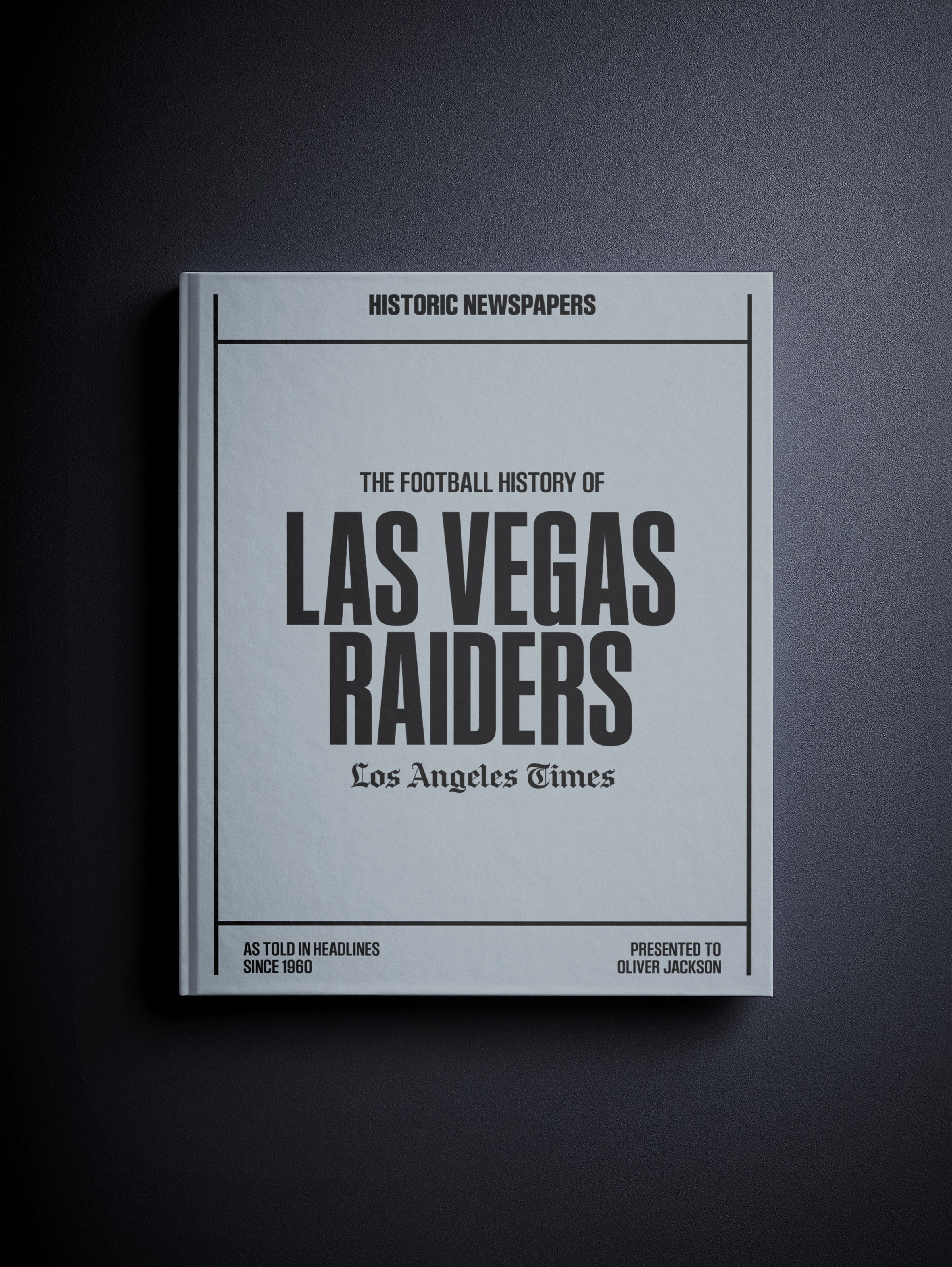 The Football History of Las Vegas Raiders Los Angeles Times Edition Book - Image 11