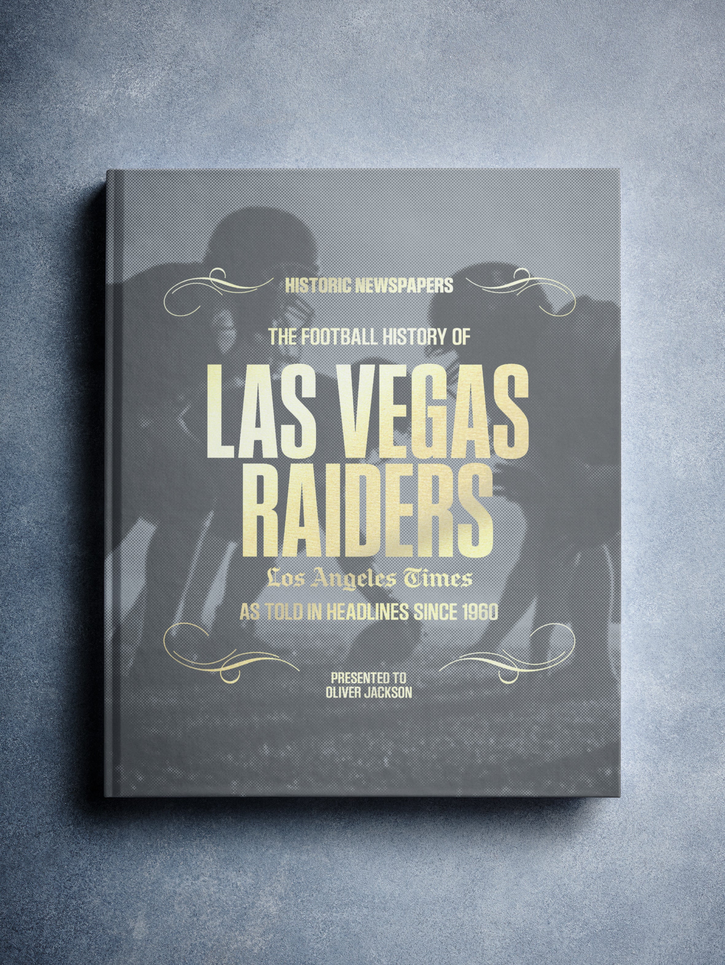 The Football History of Las Vegas Raiders Los Angeles Times Edition Book - Image 3
