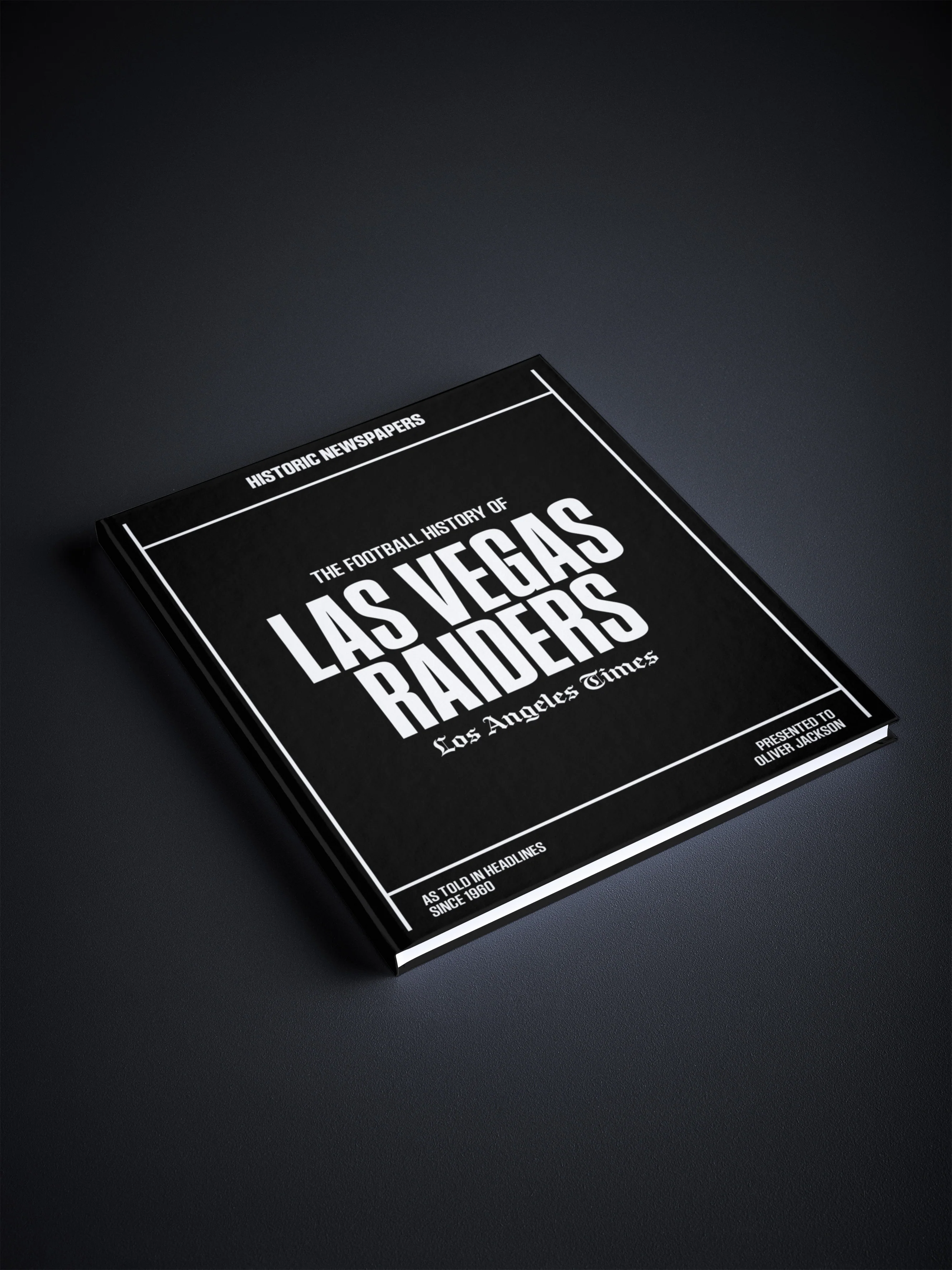 The Football History of Las Vegas Raiders Los Angeles Times Edition Book - Image 8