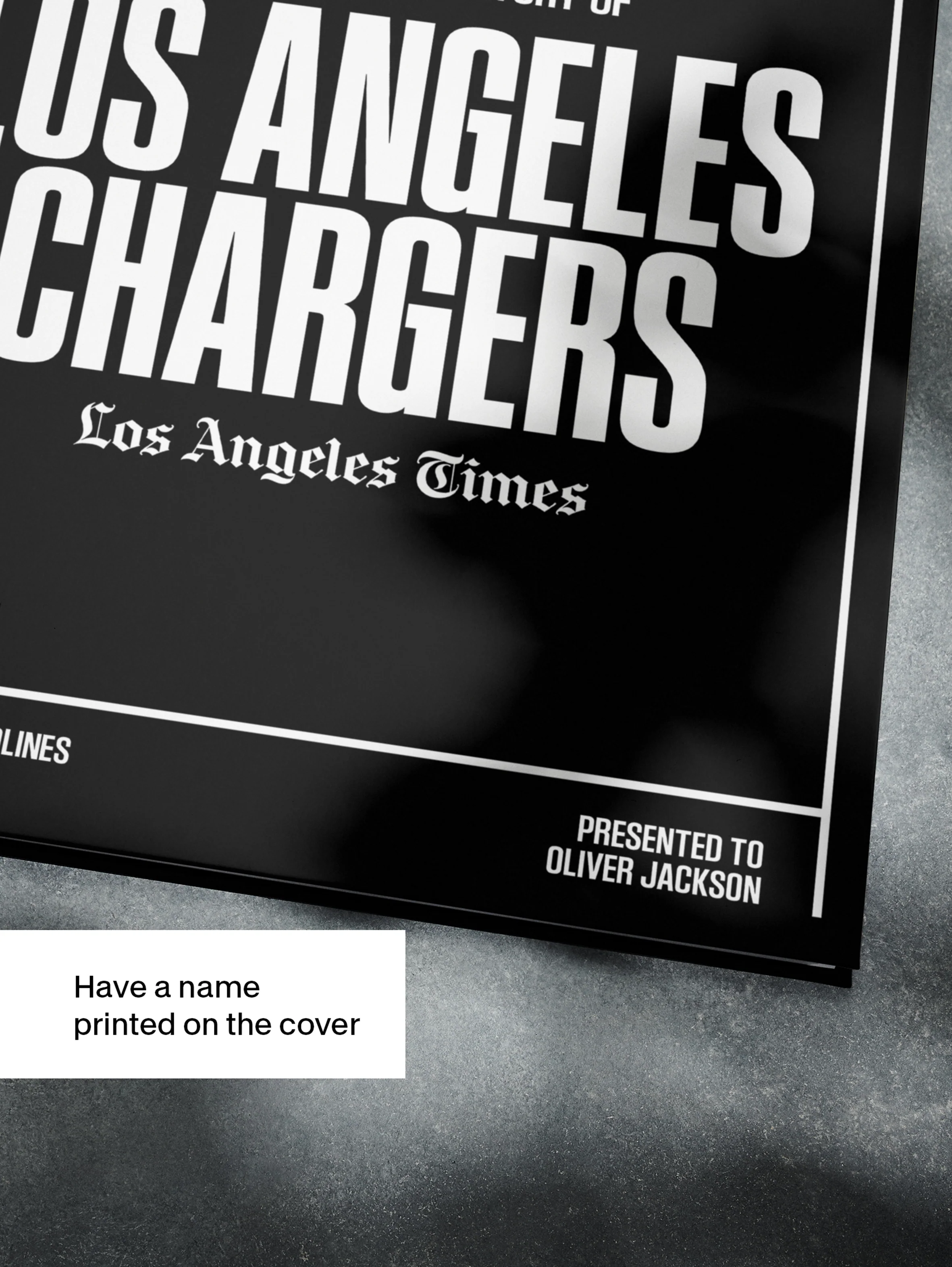The Football History of Los Angeles Chargers Los Angeles Times Edition Book - Image 4