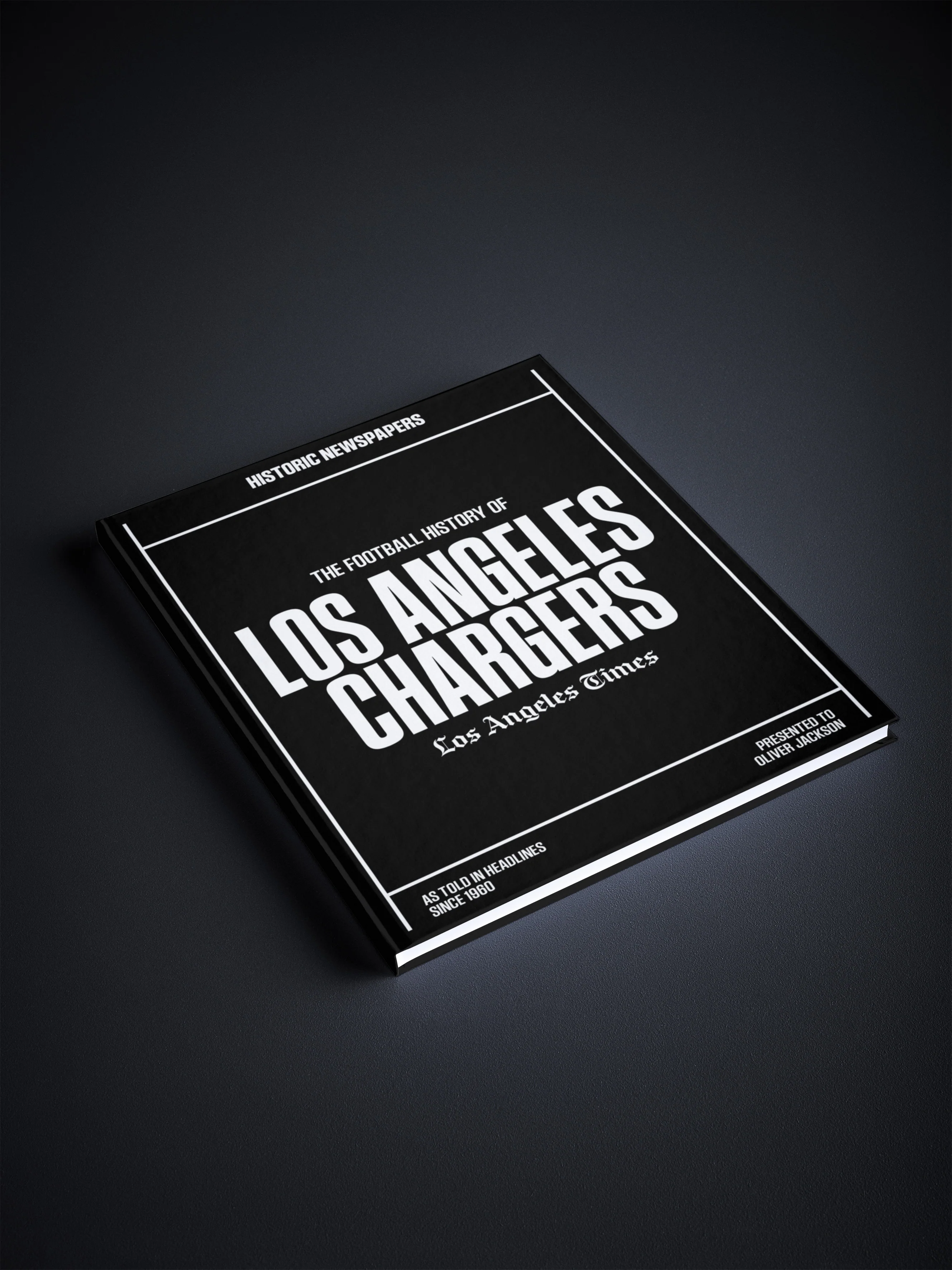 The Football History of Los Angeles Chargers Los Angeles Times Edition Book - Image 9