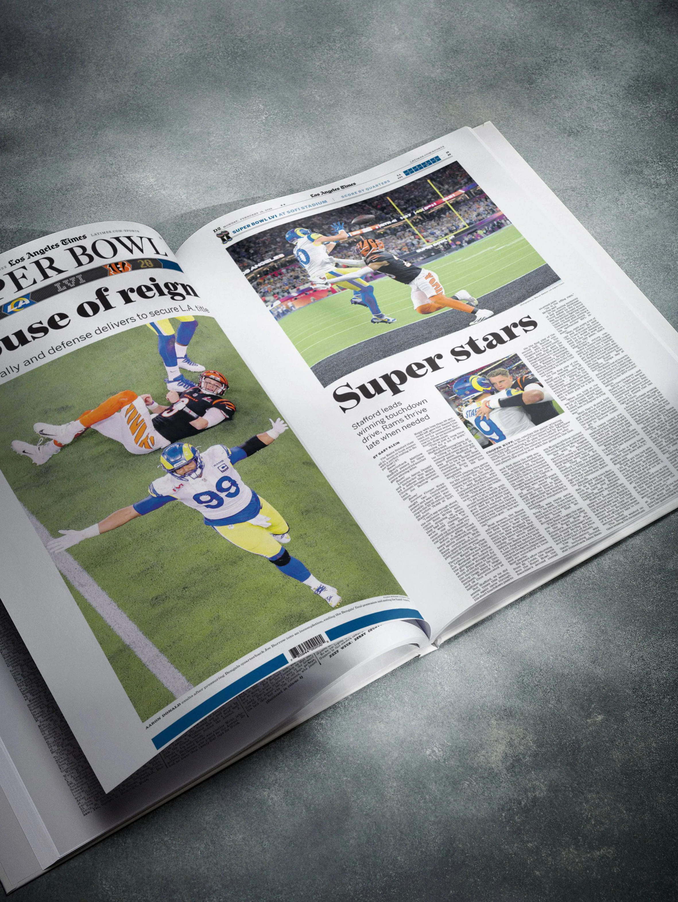 The Football History of Los Angeles Rams Los Angeles Times Edition Book - Image 5