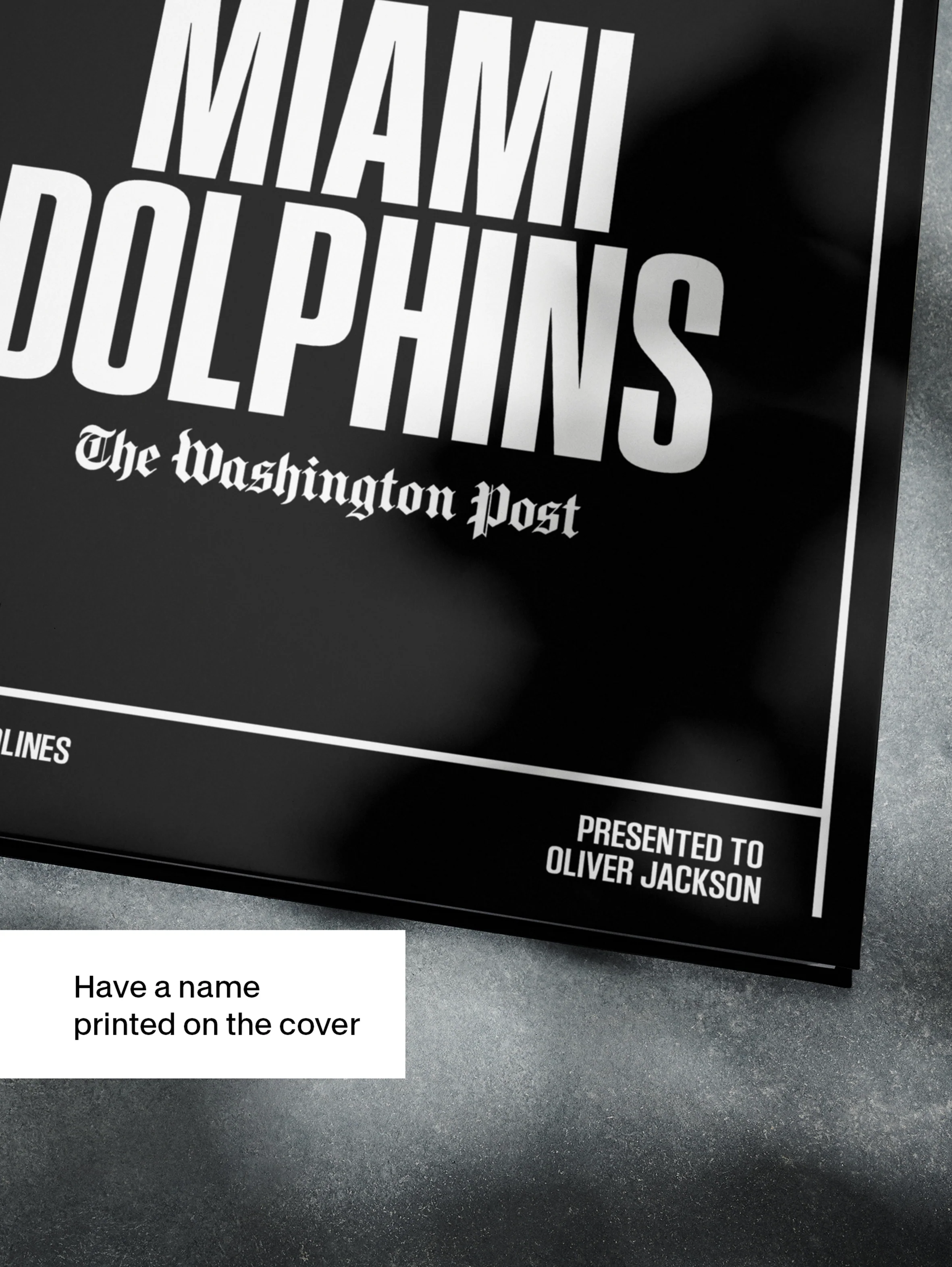 The Football History of Miami Dolphins Washington Post Edition Book - Image 5