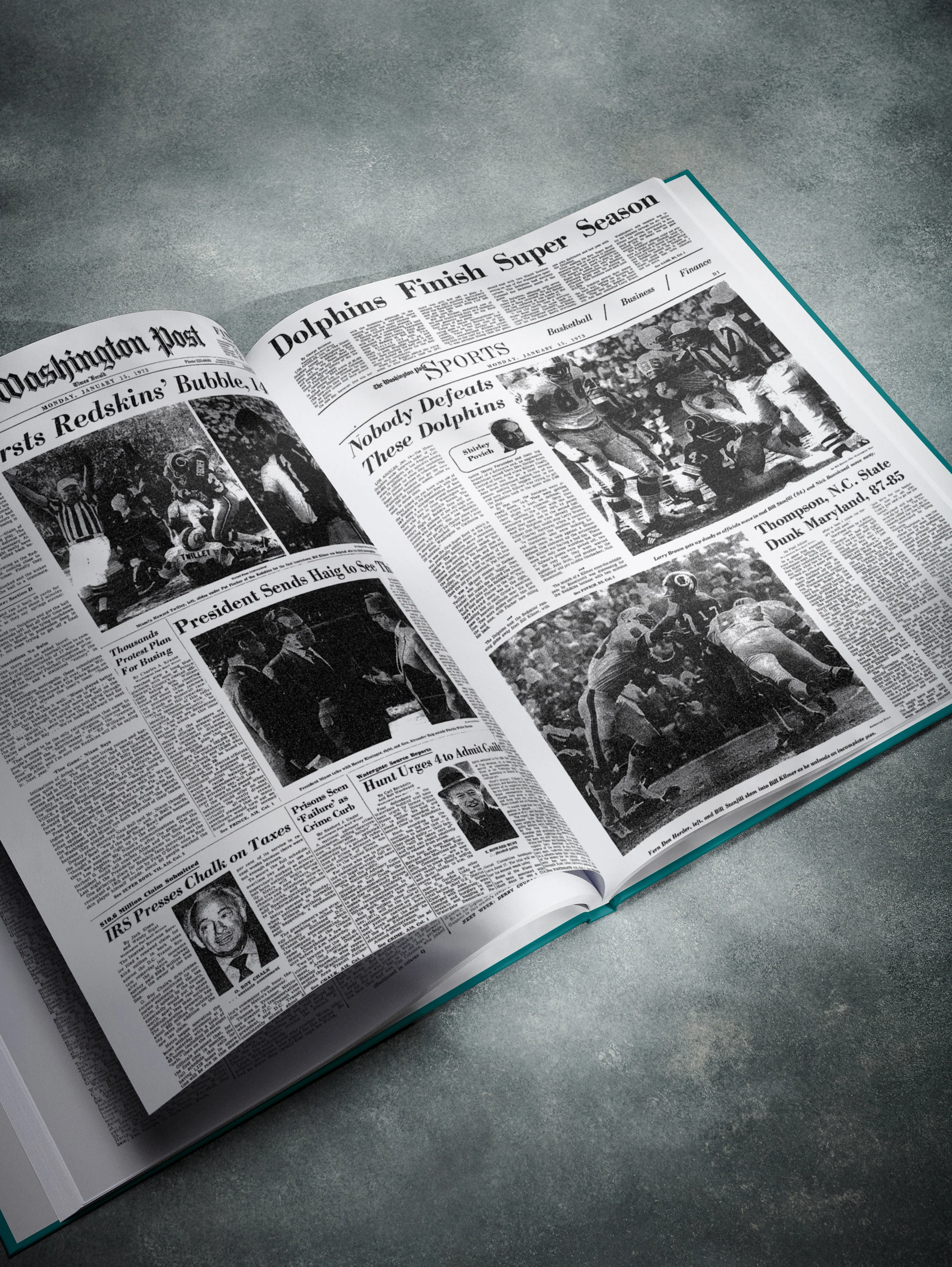 The Football History of Miami Dolphins Washington Post Edition Book - Image 8