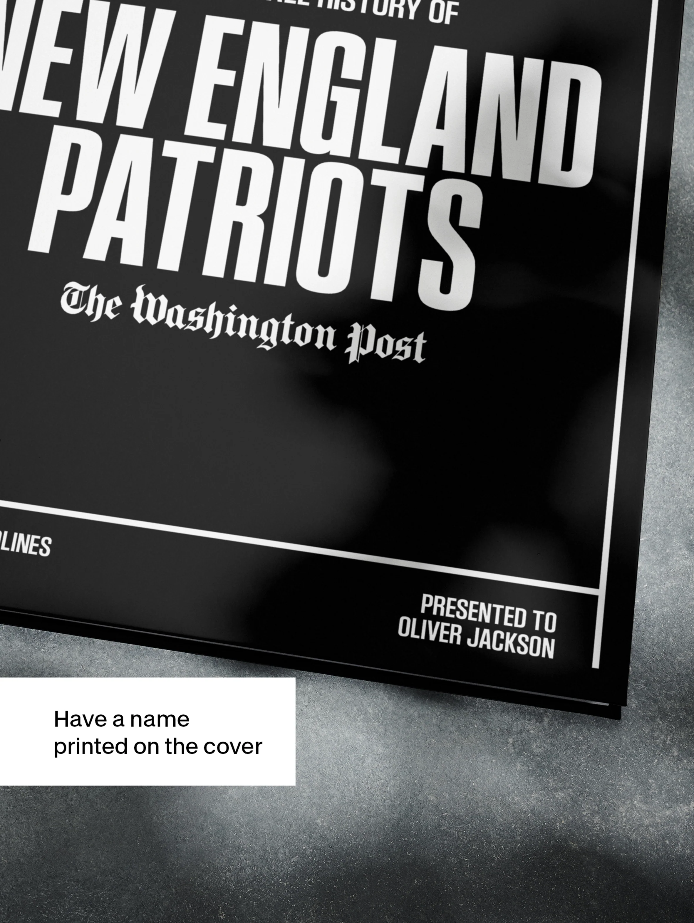 The Football History of New England Patriots Washington Post Edition Book - Image 4