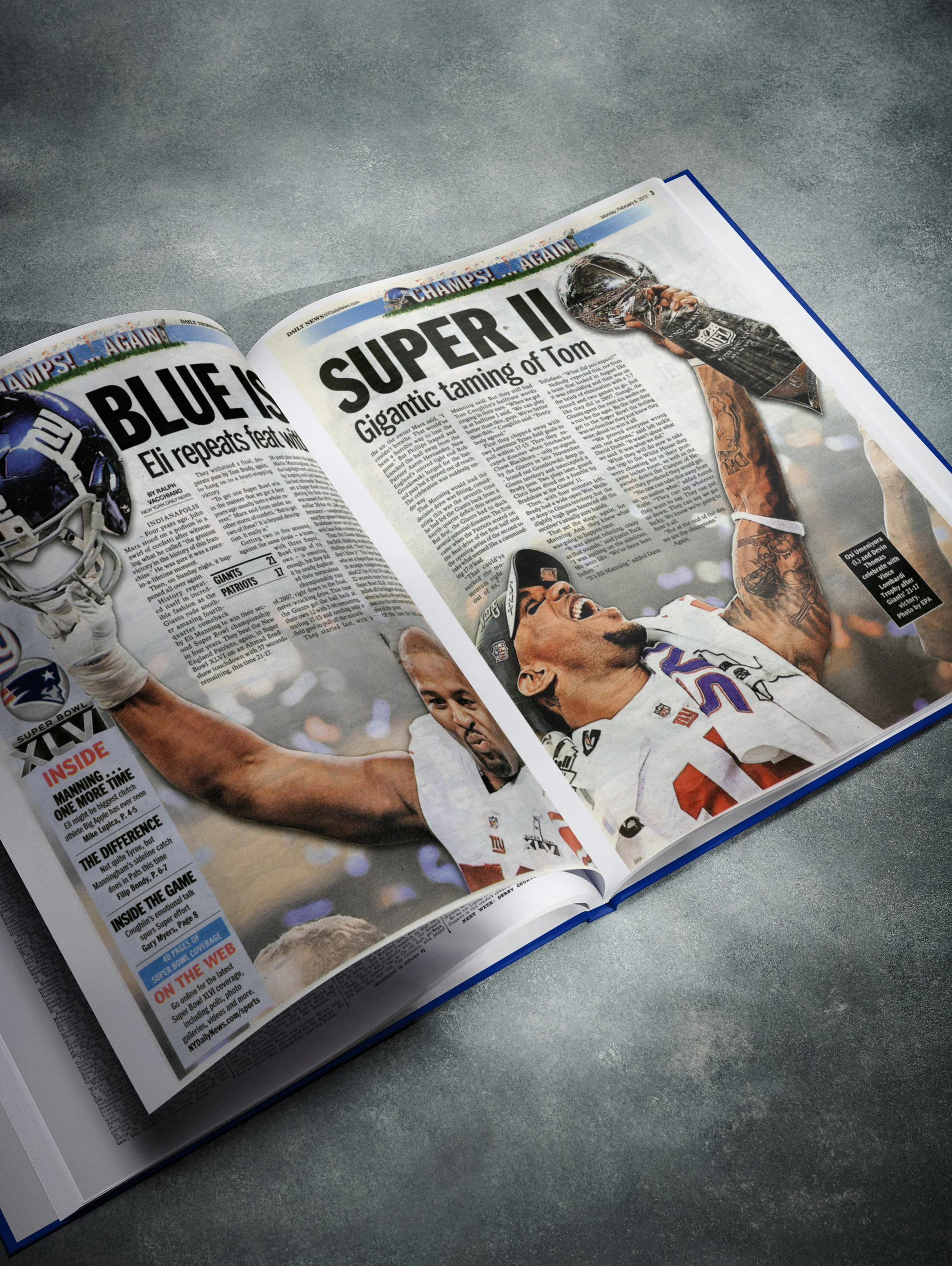 The Football History of New York Giants Daily News Edition Book - Image 5
