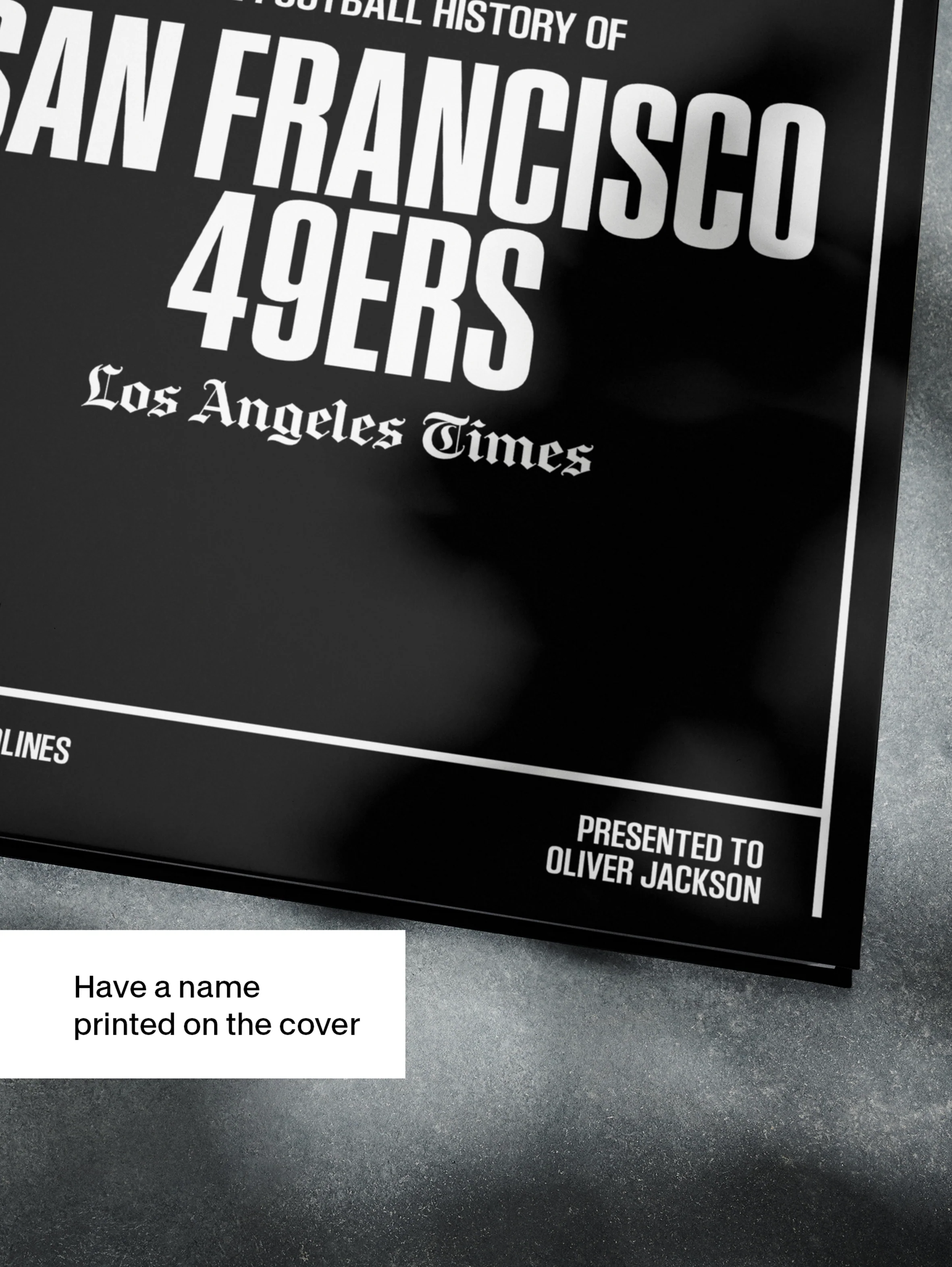 The Football History of San Francisco 49ers Los Angeles Times Edition Book - Image 4