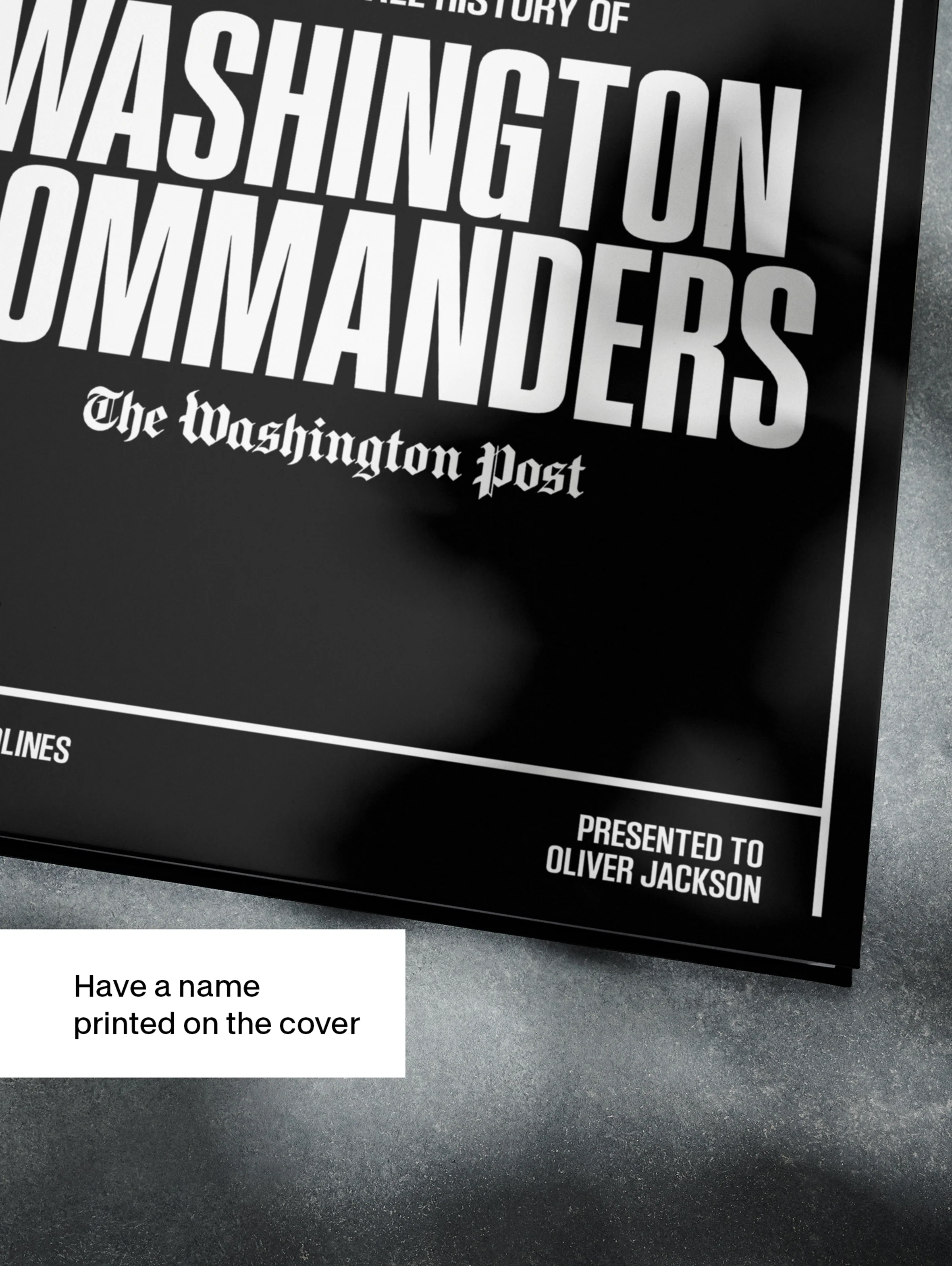 The Football History of Washington Commanders Washington Post Edition Book - Image 4